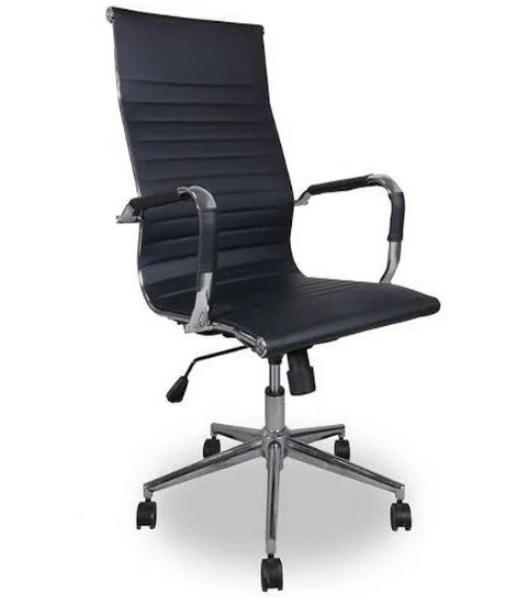 WGYI 928H High Back Office Chair (Black) PU Leather Office Executive Chair