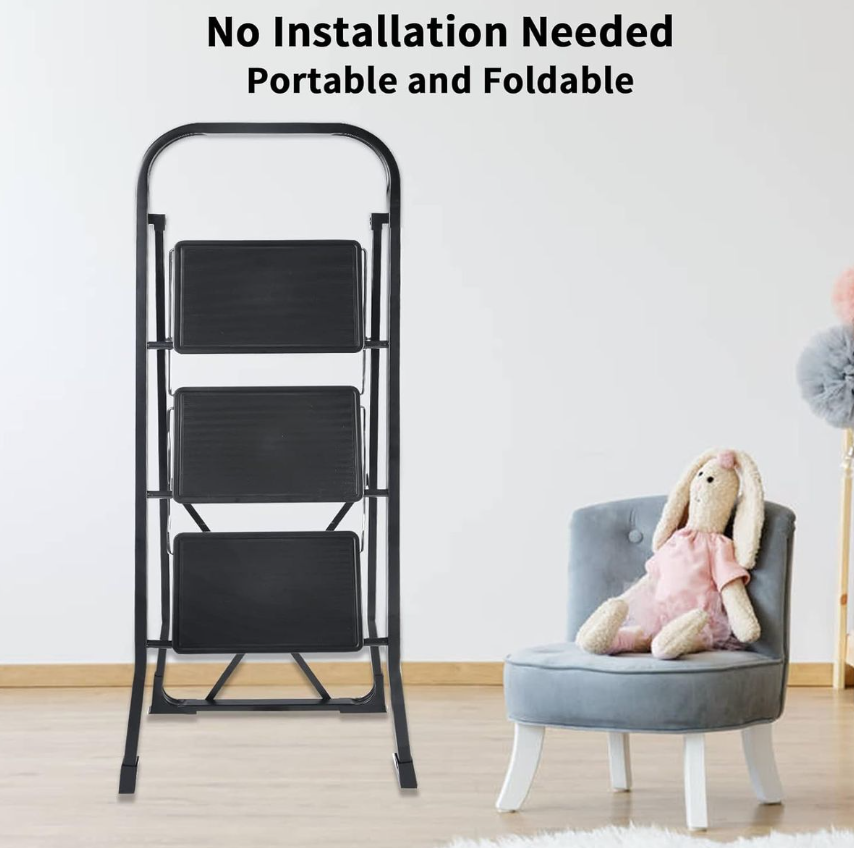 3 Step Ladder with Anti Slip Grip