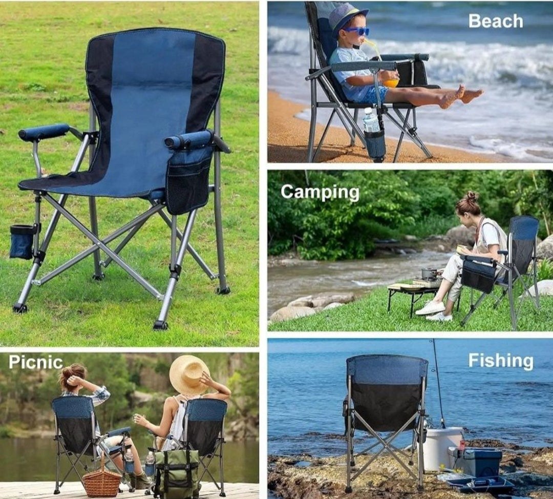 Camping Chair Heavy Duty Folding