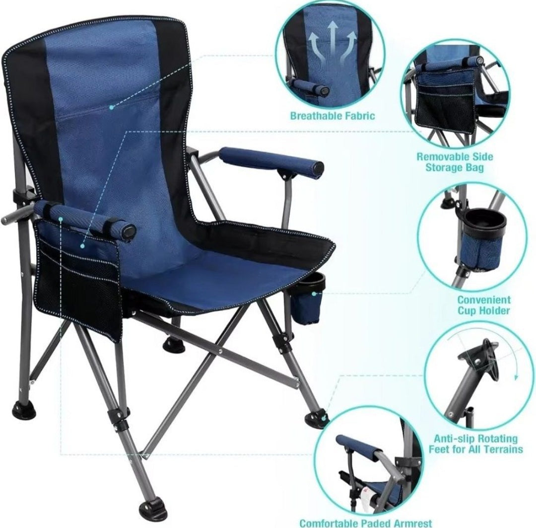 Camping Chair Heavy Duty Folding