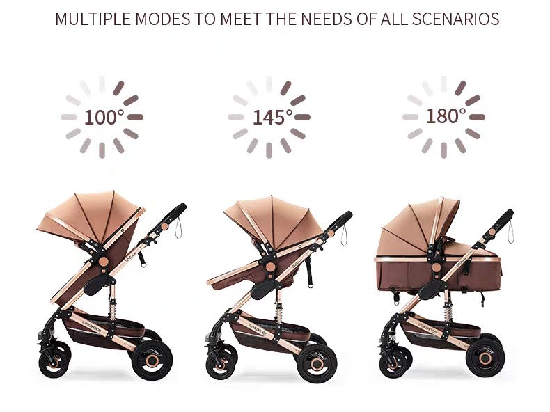 3 in 1 Premium Baby Pram / Stroller