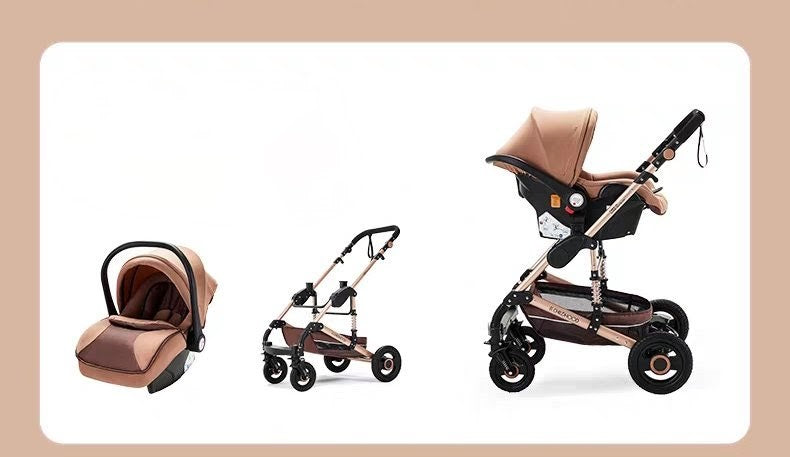 3 in 1 Premium Baby Pram / Stroller