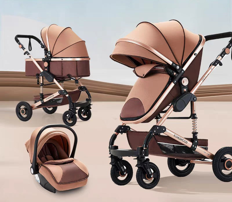 3 in 1 Premium Baby Pram / Stroller