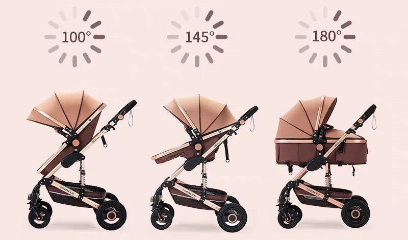 3 in 1 Premium Baby Pram / Stroller