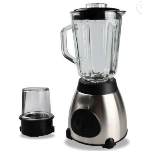 2 in 1 Heavy Duty 1.5L Electric Glass Blender