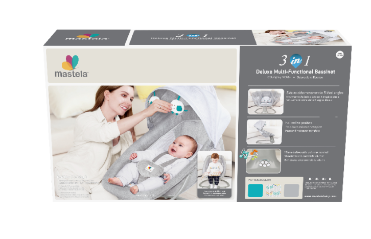 3 in 1 Deluxe Baby Bassinet