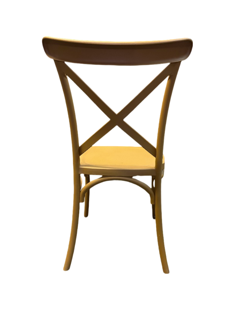 Crossback Chair Gold 1pc
